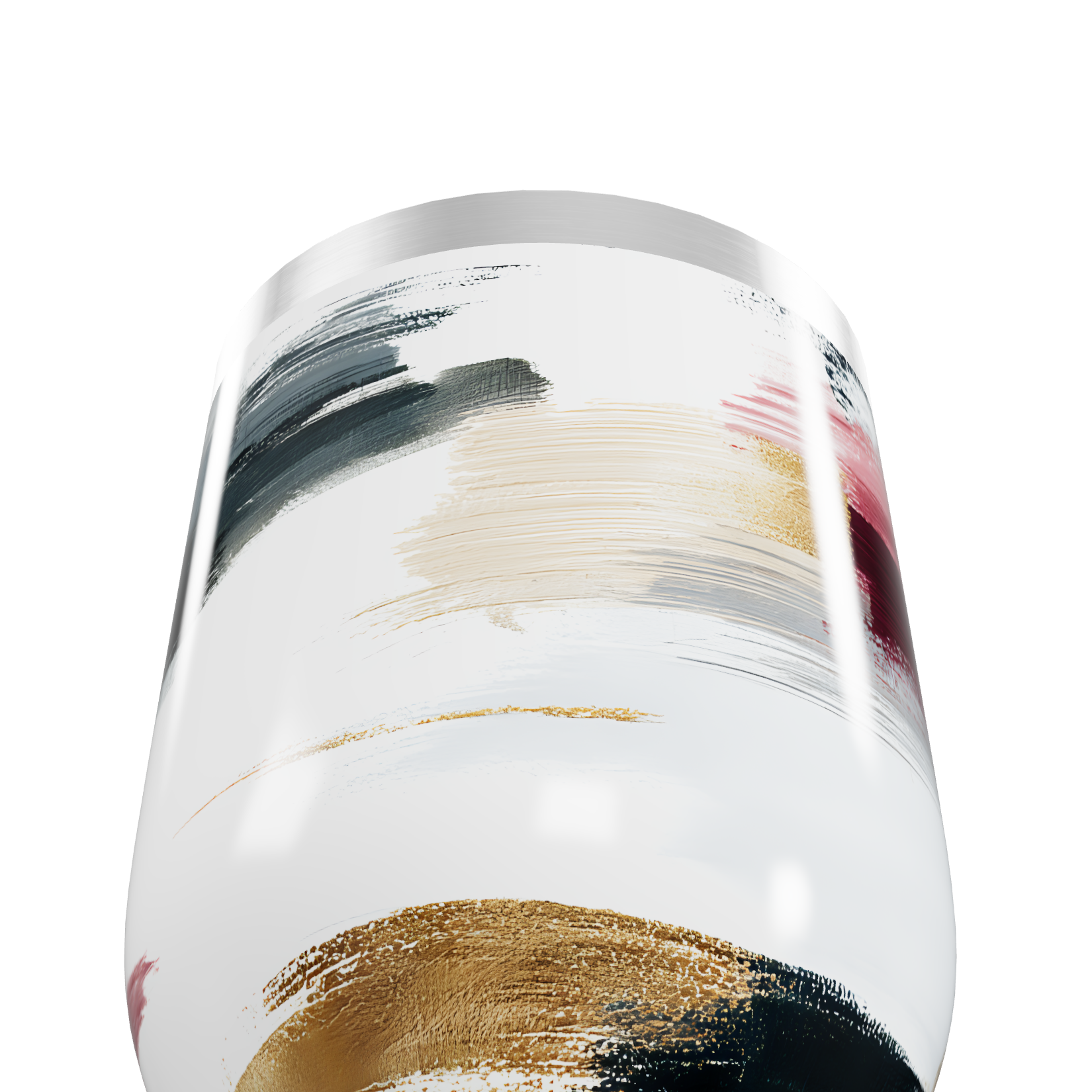 Copo Térmico Slim - Estampa Abstrata Colorida