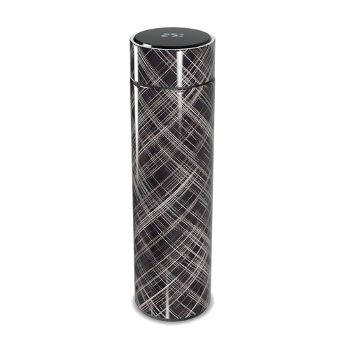 Garrafa Térmica Touch - Preta com Listras