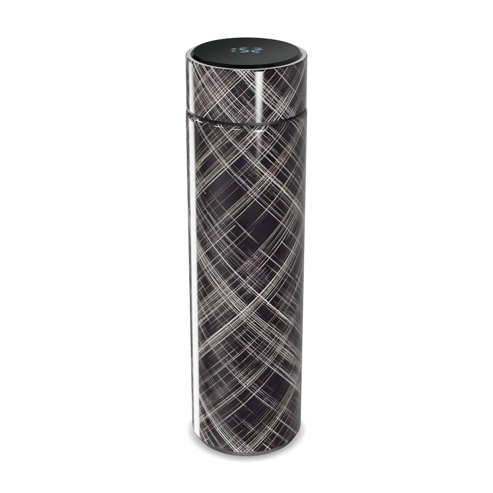 Garrafa Térmica Touch - Preta com Listras