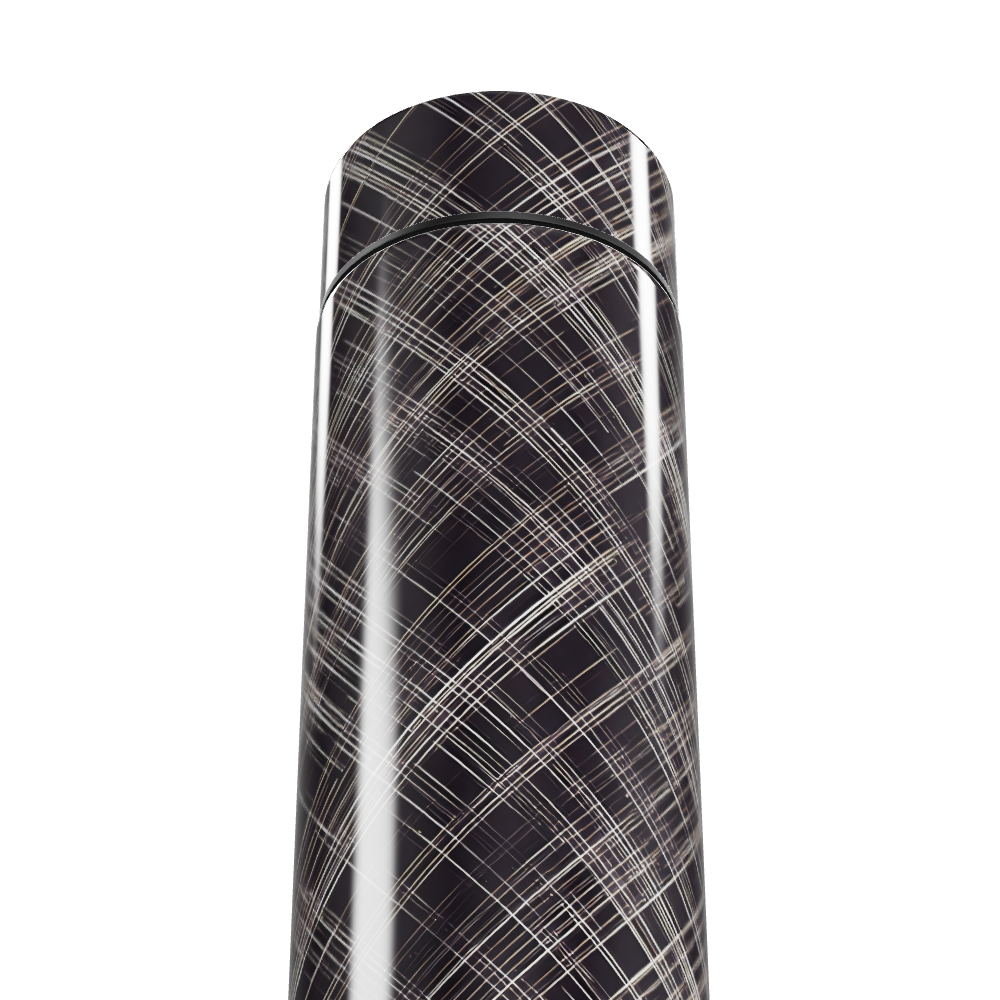 Garrafa Térmica Touch - Preta com Listras