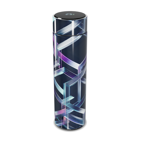 Garrafa Térmica Touch - Estampa Geométrica Colorida