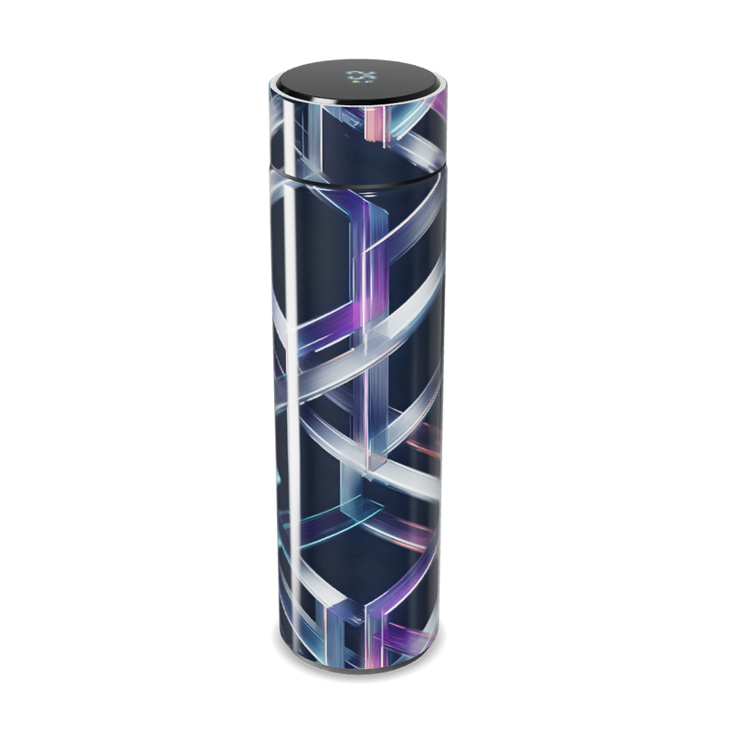 Garrafa Térmica Touch - Estampa Geométrica Colorida