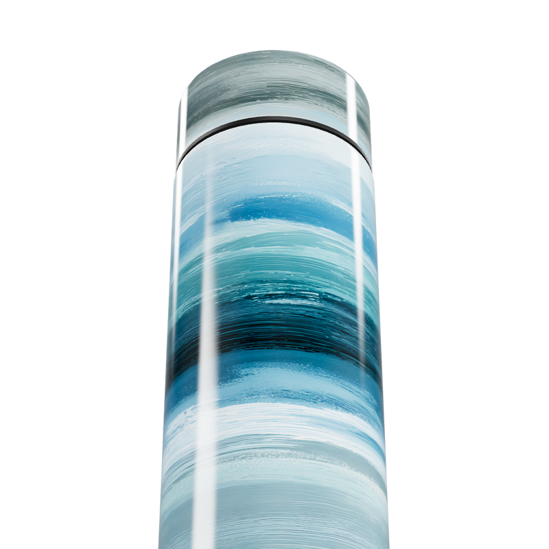 Garrafa Térmica Touch - Estampa Azul Vidro