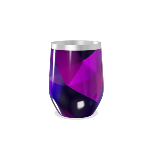 Copo Térmico Slim - Roxo Geométrico Inox