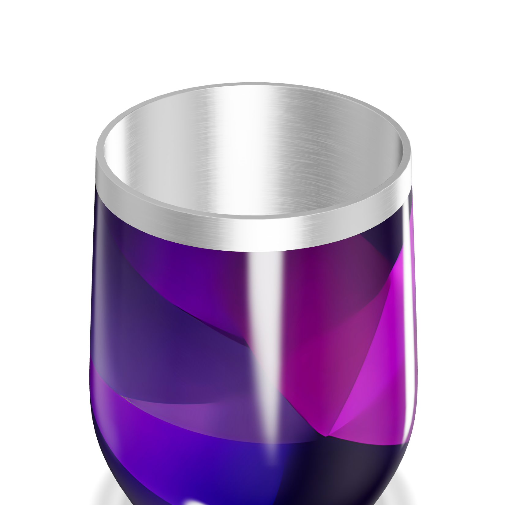 Copo Térmico Slim - Roxo Geométrico Inox