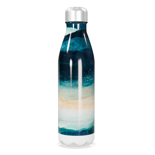 Garrafa Inox - Azul Estampada