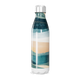 Garrafa Inox - Estampa Abstrata Azul
