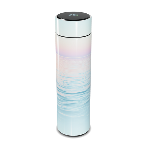 Garrafa Térmica Touch - Estampa Oceano Pastel