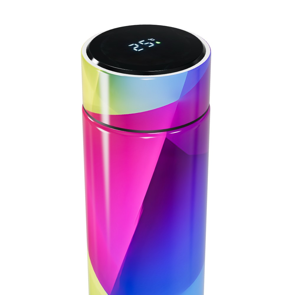 Garrafa Térmica Touch - Multicolorida LED Digital
