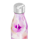 Garrafa Inox - Floral Rosa e Roxa