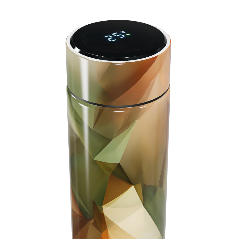 Garrafa Térmica Touch - Geométrica Multicolorida