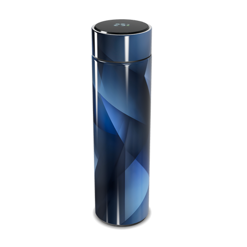 Garrafa Térmica Touch - Azul com Display Digital