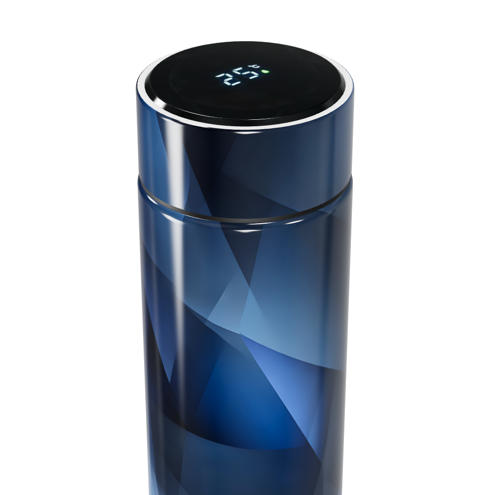 Garrafa Térmica Touch - Azul com Display Digital