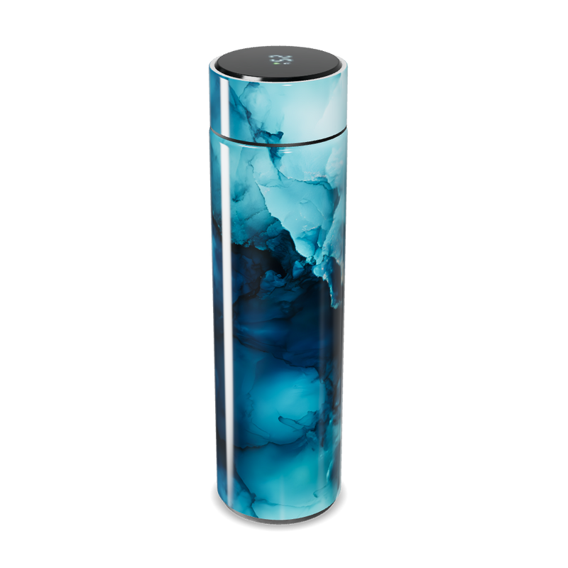 Garrafa Térmica Touch - Azul Marmorizado