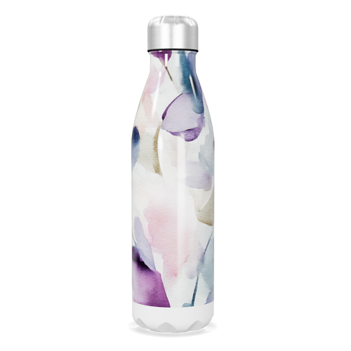 Garrafa Inox - Estampa Floral Aquarela