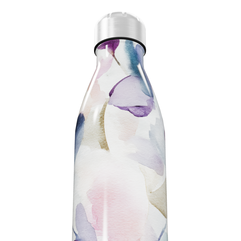 Garrafa Inox - Estampa Floral Aquarela