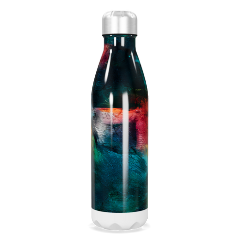 Garrafa Inox - Multicolorida Estampa Artística