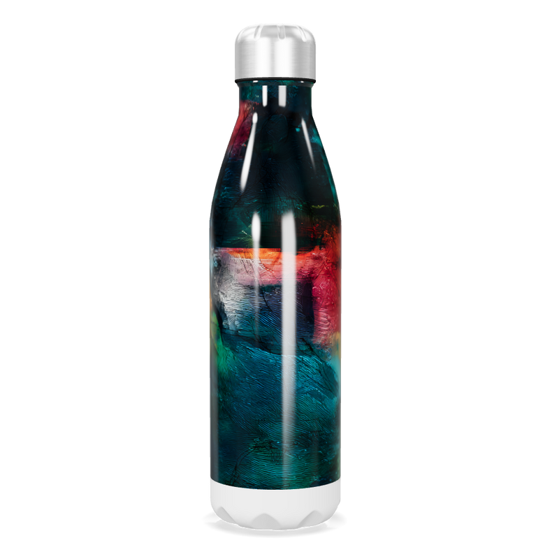 Garrafa Inox - Multicolorida Estampa Artística
