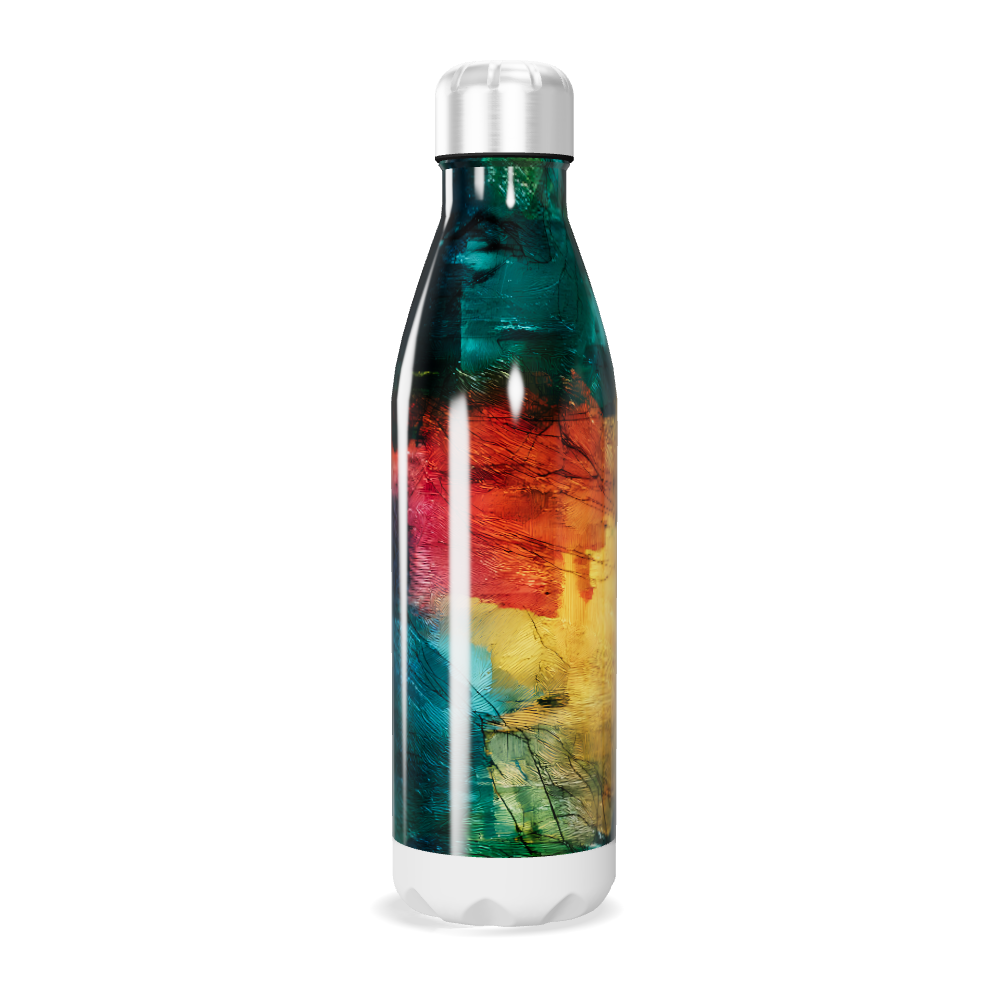 Garrafa Inox - Multicolorida Estampa Artística