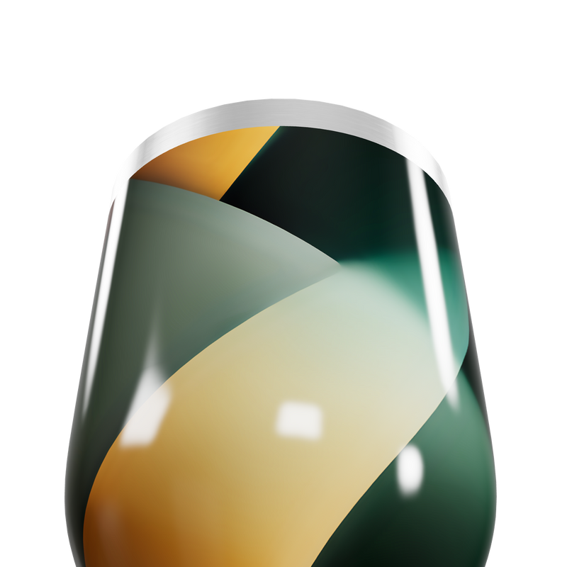 Copo Térmico Slim - Colorido Geométrico Aço