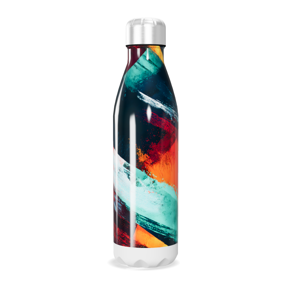 Garrafa Inox Estampada Colorida