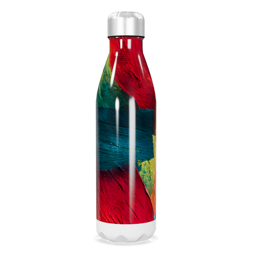 Garrafa Inox Estampada Colorida 500ml