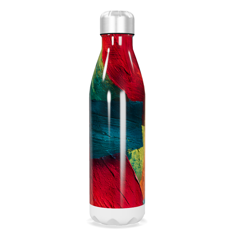 Garrafa Inox Estampada Colorida 500ml