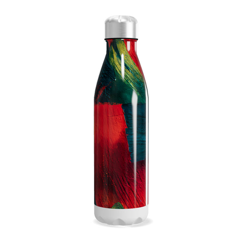 Garrafa Inox Estampada Colorida 500ml