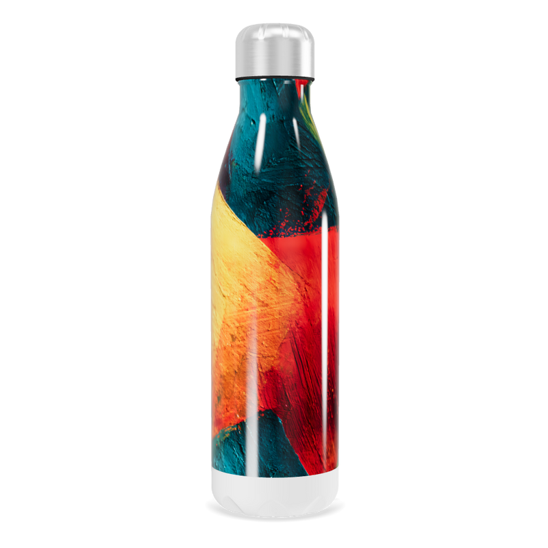 Garrafa Inox Estampada Colorida 500ml