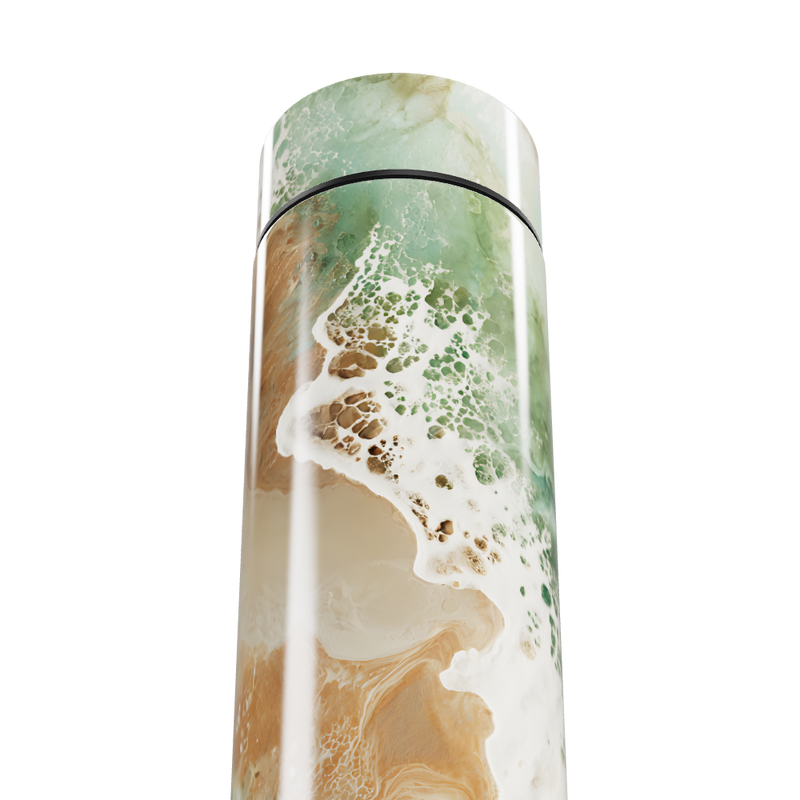 Garrafa Térmica Touch - Mármore Verde Digital