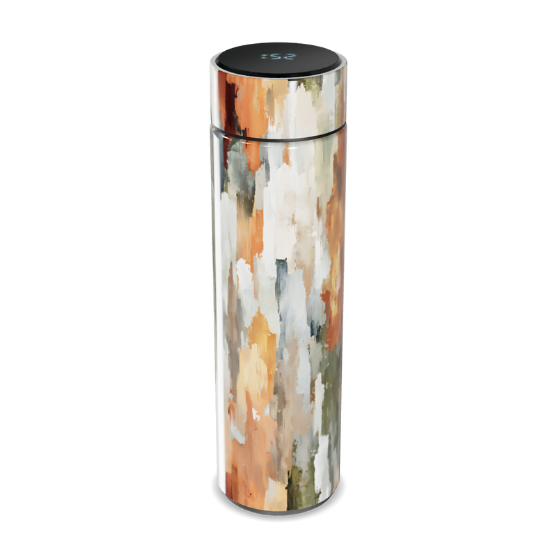 Garrafa Térmica Touch - Estampa Abstrata Colorida