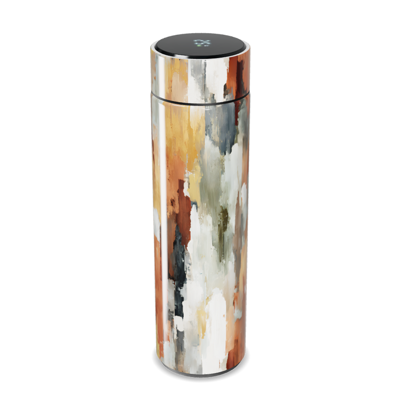 Garrafa Térmica Touch - Estampa Abstrata Colorida