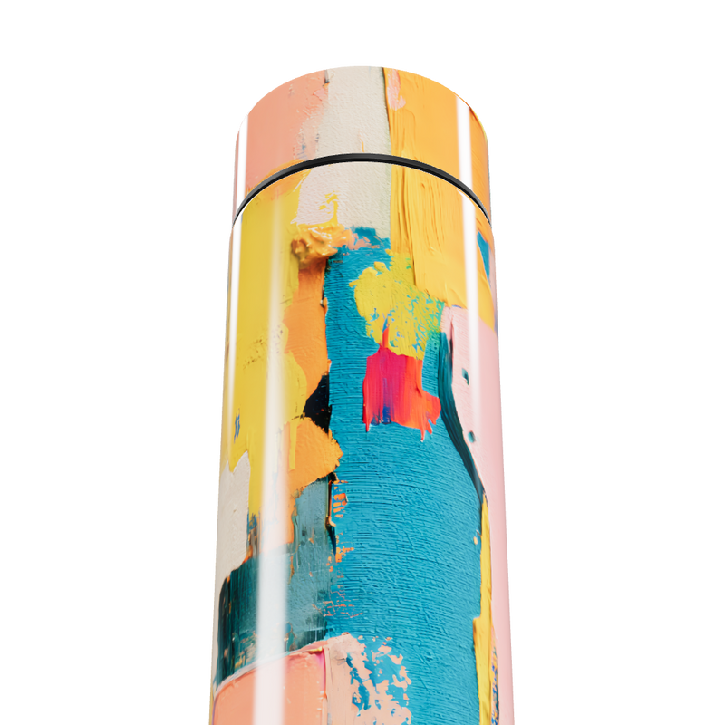 Garrafa Térmica Touch - Colorida com Tela LED