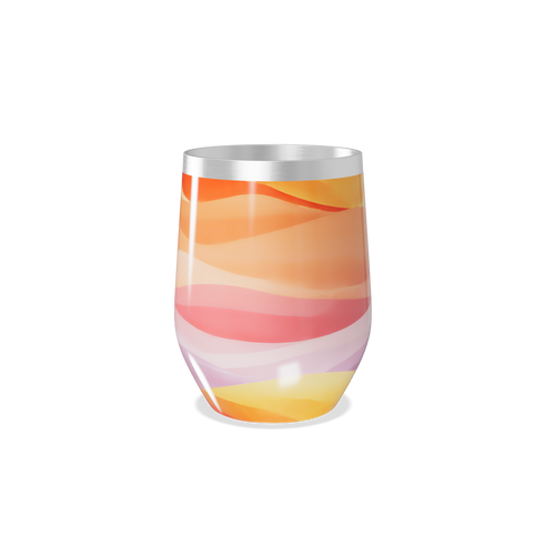 Copo Térmico Slim - Multicolorido Inox