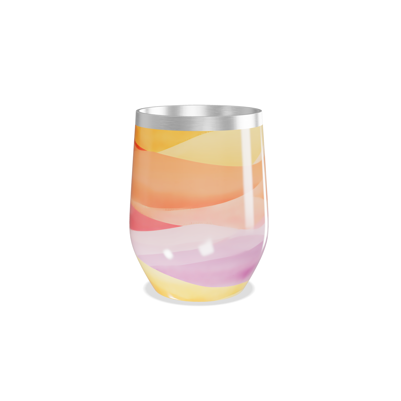 Copo Térmico Slim - Multicolorido Inox