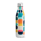 Garrafa Inox - Colorida com Estampa Geométrica