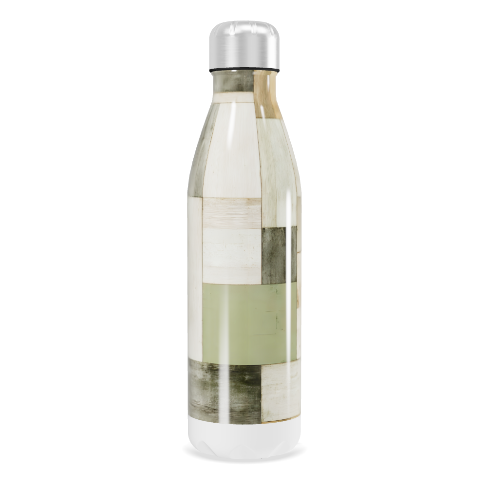 Garrafa Inox - Estampa Geométrica Colorida