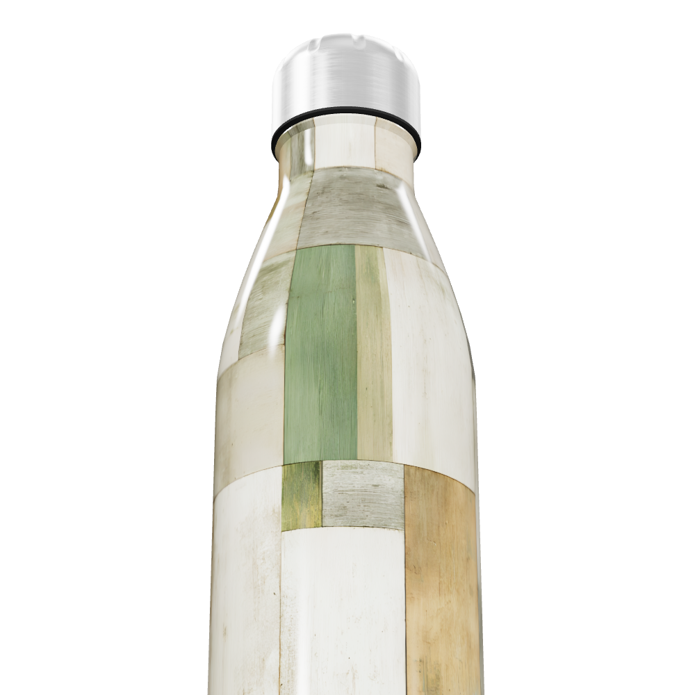 Garrafa Inox - Estampa Geométrica Colorida