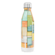 Garrafa Inox - Estampa Geométrica Colorida