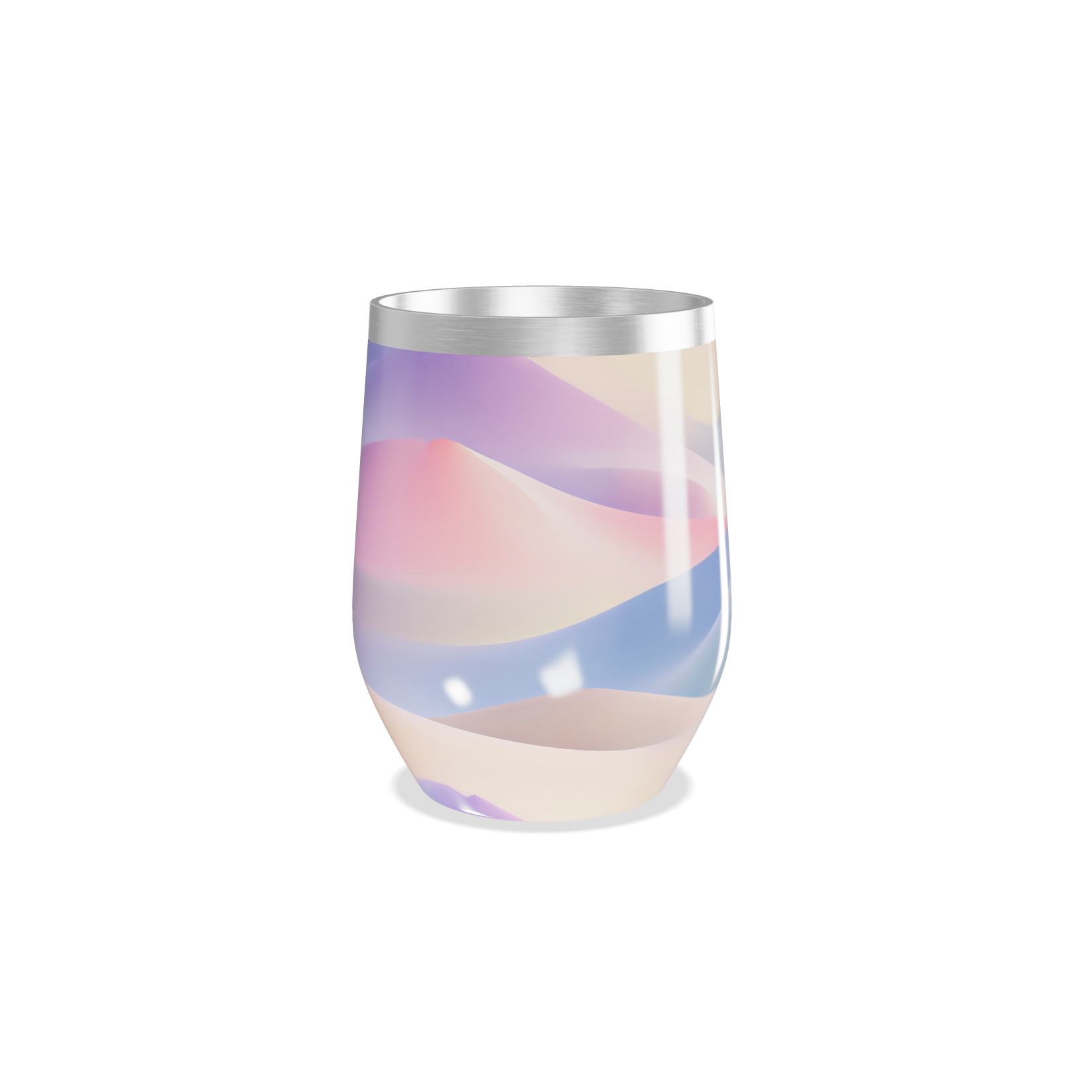 Copo Térmico Slim - Estampa Degradê Multicolor