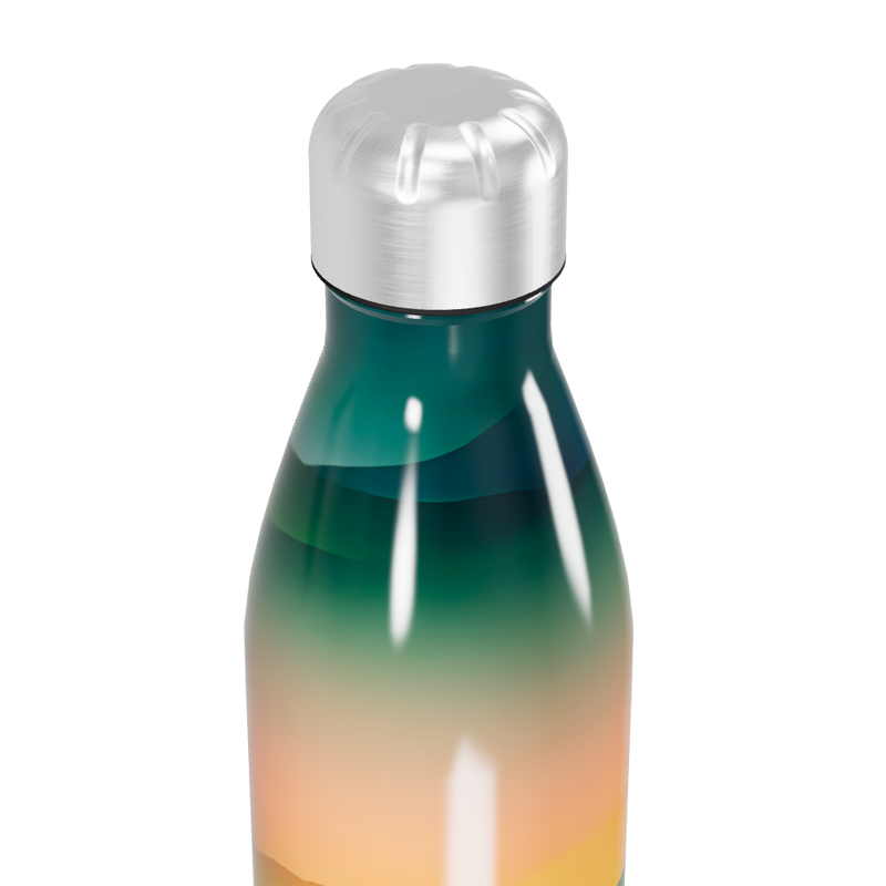 Garrafa Inox - Estampa Degradê Colorida