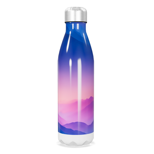 Garrafa Inox - Azul Gradiente 500ml