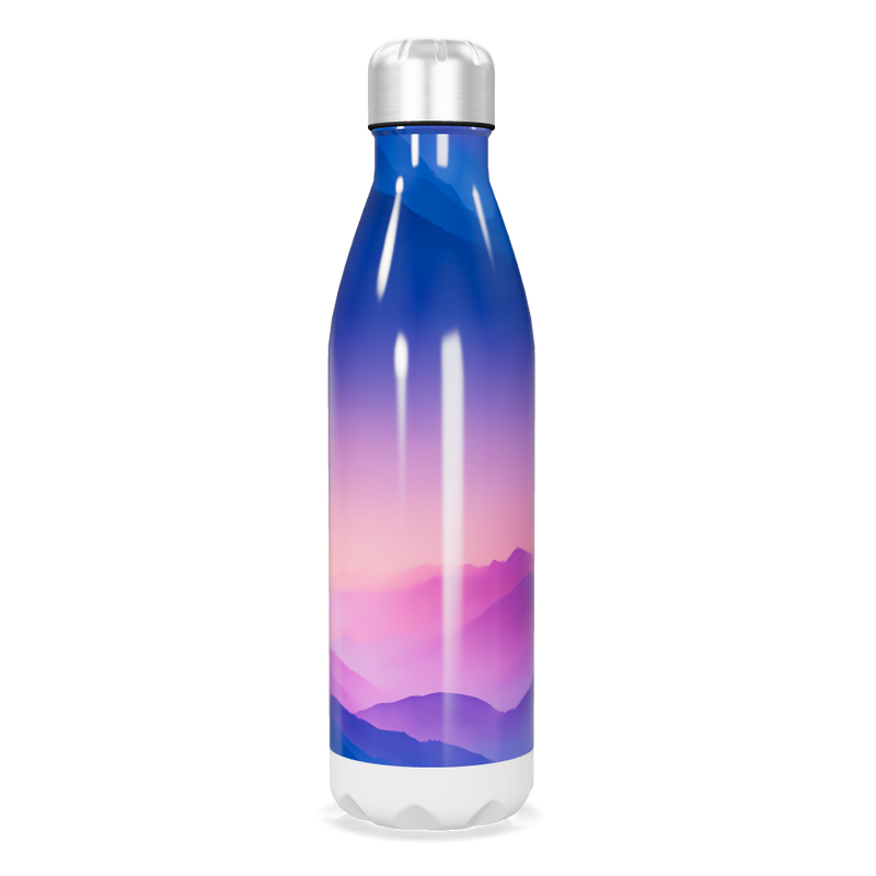 Garrafa Inox - Azul Gradiente 500ml