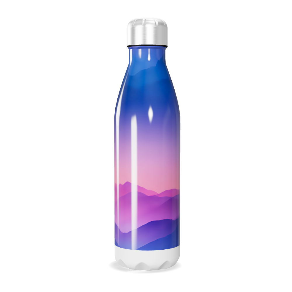 Garrafa Inox - Azul Gradiente 500ml