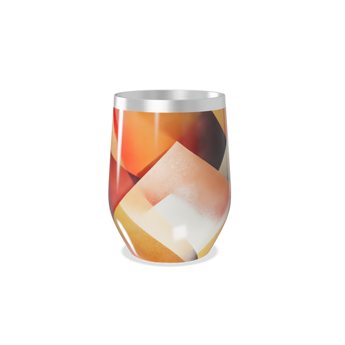 Copo Térmico Slim - Estampa Geométrica Colorida