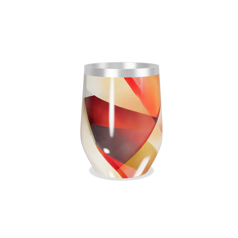 Copo Térmico Slim - Estampa Geométrica Colorida