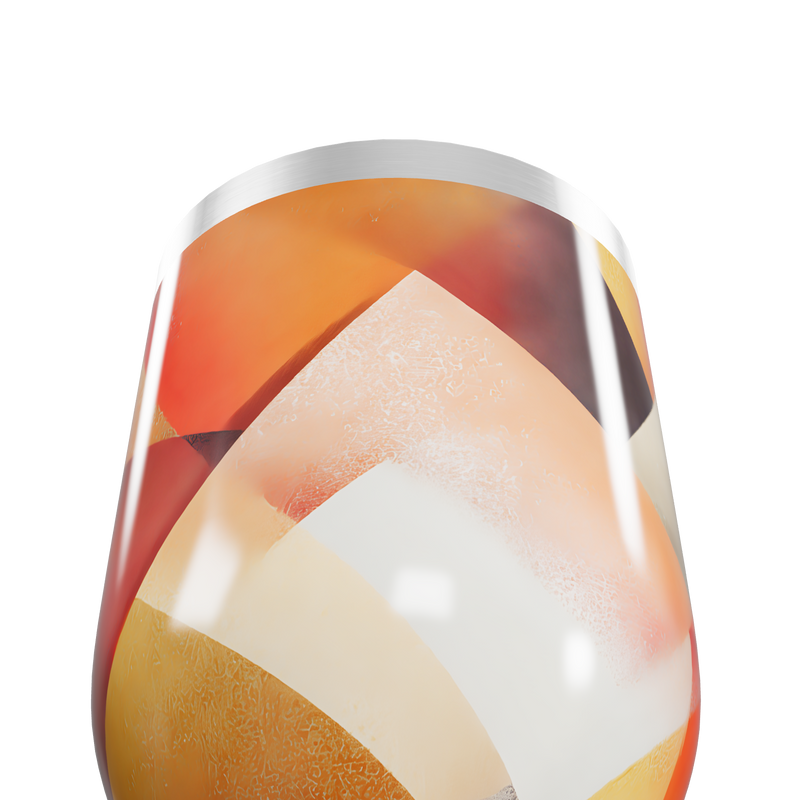 Copo Térmico Slim - Estampa Geométrica Colorida