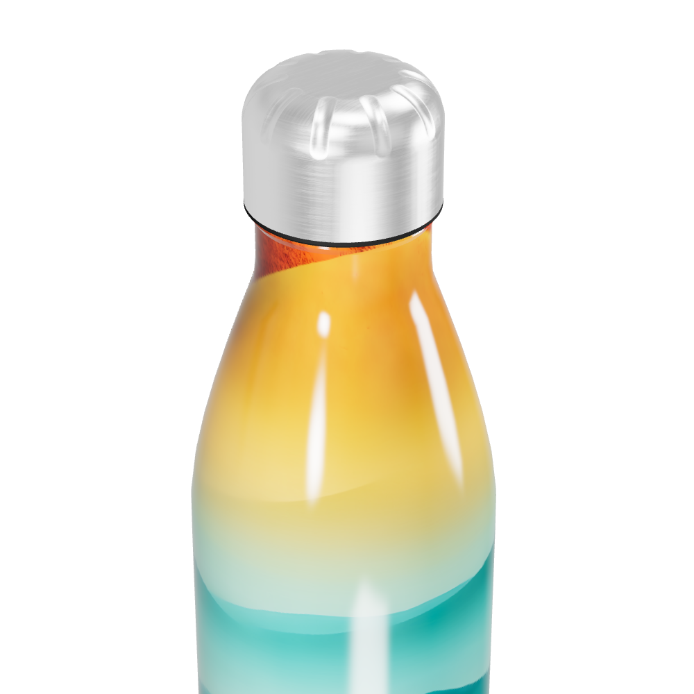 Garrafa Inox - Estampada degrade colorida