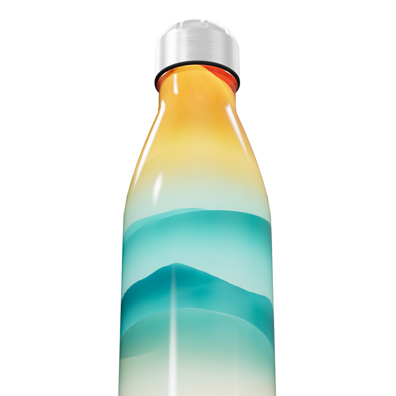 Garrafa Inox - Estampada degrade colorida