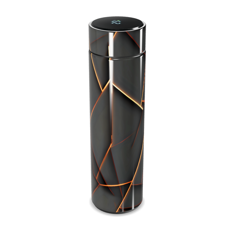 Garrafa Térmica Touch - Preto Design Geométrico